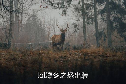 lol凛冬之怒出装