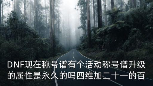 dnf为什么称号谱没属性，dnf85 六周年称号薄为什么没有效果了 没显示了 就是图中缺少的那