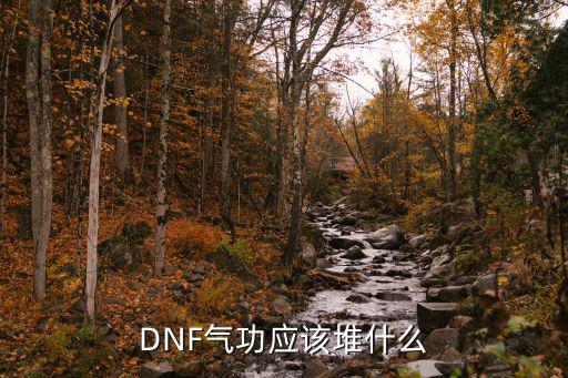 DNF气功应该堆什么