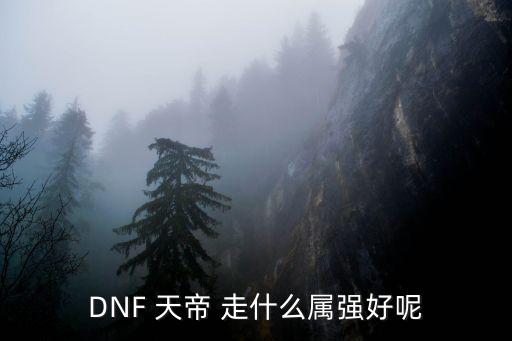 DNF 天帝 走什么属强好呢