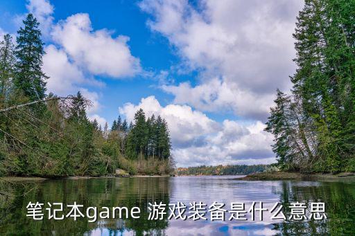 笔记本game 游戏装备是什么意思