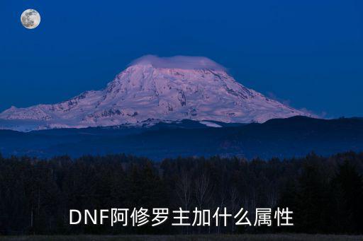 dnf阿修罗什么属性，DNF阿修罗应该什么属性