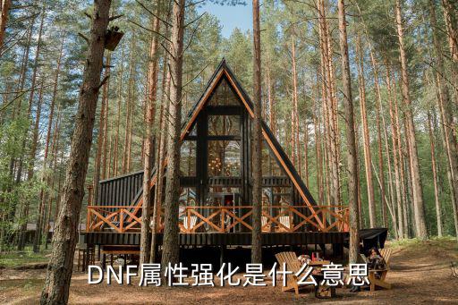 DNF属性强化是什么意思