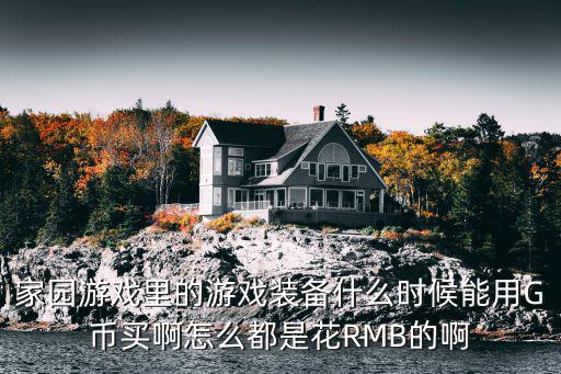 家园游戏里的游戏装备什么时候能用G币买啊怎么都是花RMB的啊