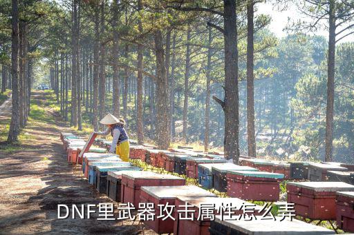 DNF里武器攻击属性怎么弄