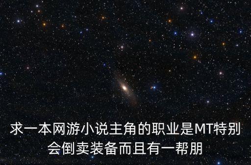 求一本网游小说主角的职业是MT特别会倒卖装备而且有一帮朋