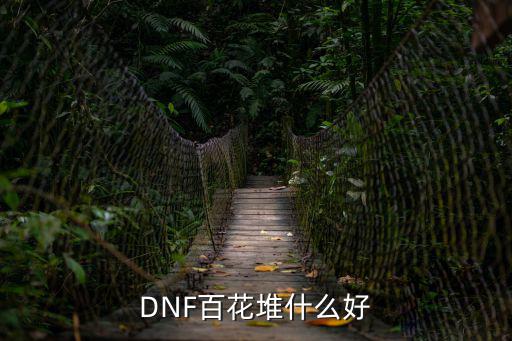 DNF百花堆什么好