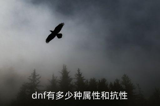 dnf缺少什么属性抗性，dnf有多少种属性和抗性