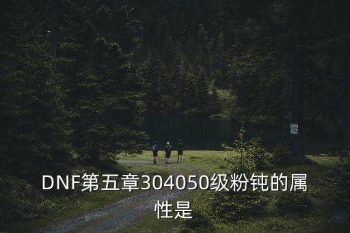 DNF第五章304050级粉钝的属性是