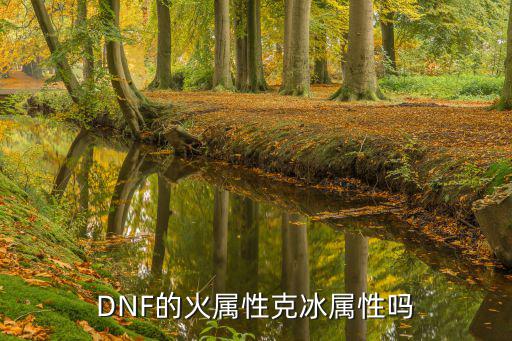 DNF的火属性克冰属性吗