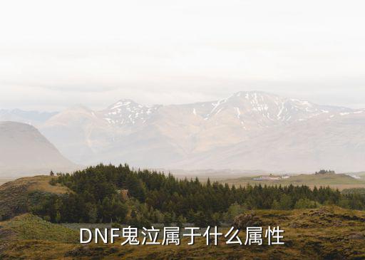 DNF鬼泣属于什么属性