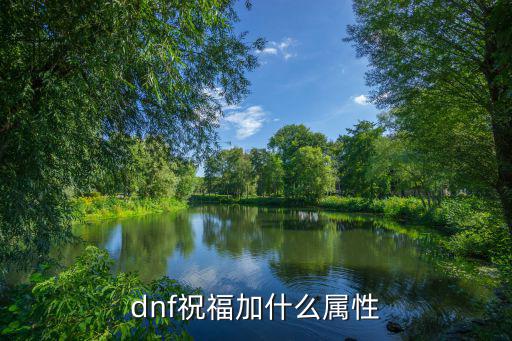 dnf祝福加什么属性