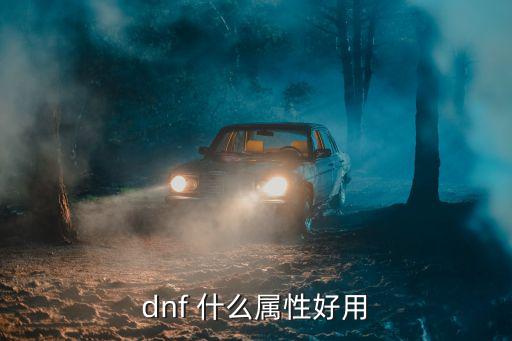 dnf 什么属性好用