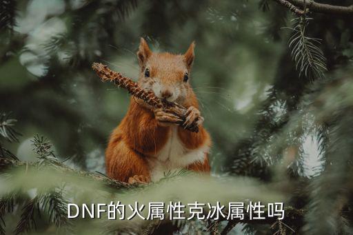 DNF的火属性克冰属性吗