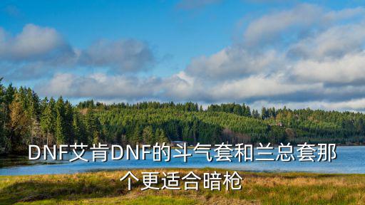 DNF艾肯DNF的斗气套和兰总套那个更适合暗枪