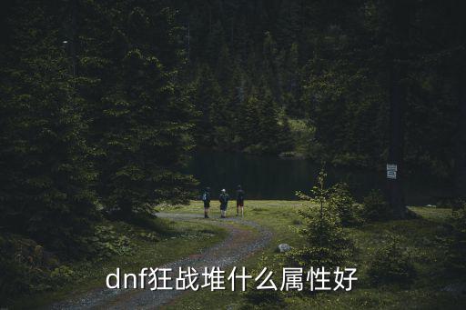 dnf狂战堆什么属性好