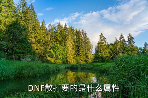 dnf散打技能什么属性，DNF男散打是堆什么属性的