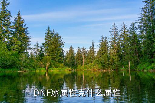 DNF冰属性克什么属性