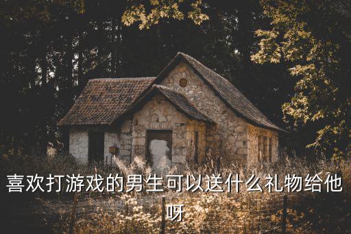 喜欢打游戏的男生可以送什么礼物给他呀