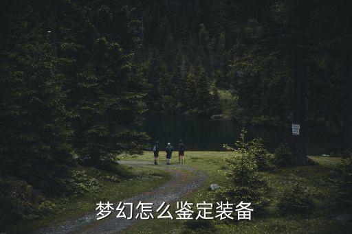 梦幻怎么鉴定装备