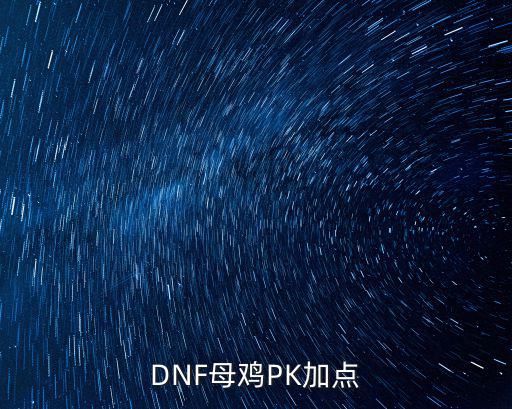 DNF母鸡PK加点