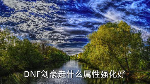 DNF剑豪走什么属性强化好