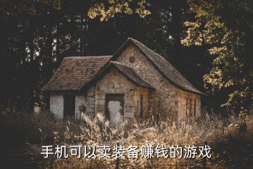 手机可以卖装备赚钱的游戏