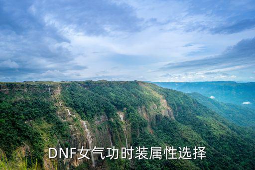 dnf女气功什么属性，DNF 女气功时装选什么属性主刷图幻爆流