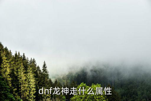 dnf龙神走什么属性