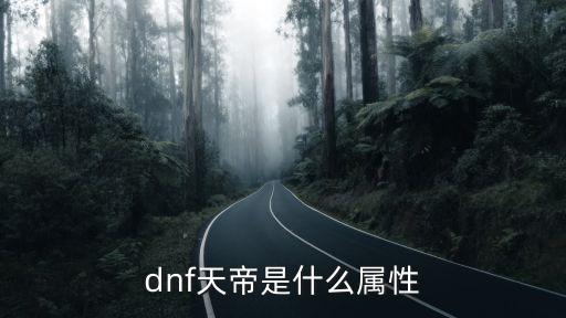 dnf天帝是什么属性