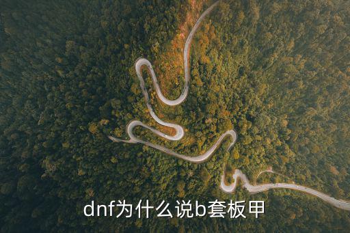 dnf什么b套属性，dnf为什么说b套板甲