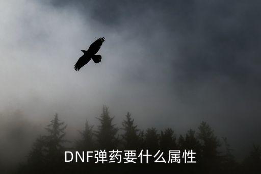 DNF弹药要什么属性