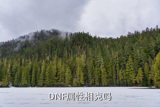 dnf什么属性相克，DNF中属性相克都是什么