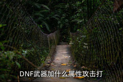 dnf武器什么属性攻击，DNF武器加什么属性攻击打