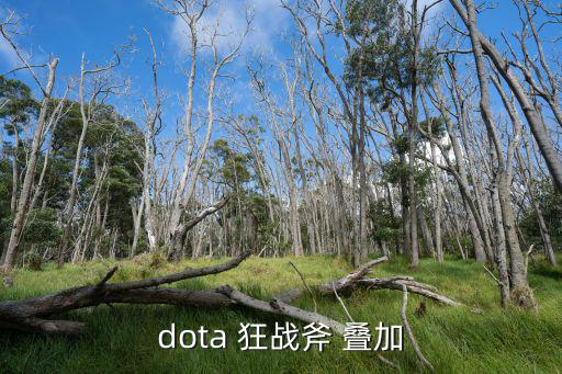 dota 狂战斧 叠加