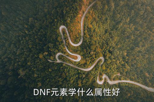 DNF元素学什么属性好