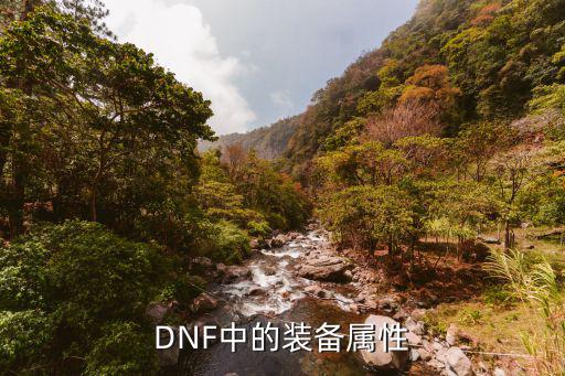 DNF中的装备属性