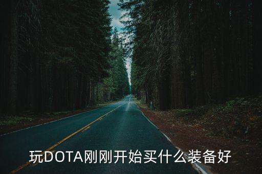 玩DOTA刚刚开始买什么装备好