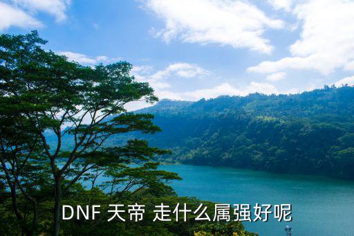 DNF 天帝 走什么属强好呢