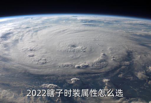 2022瞎子时装属性怎么选