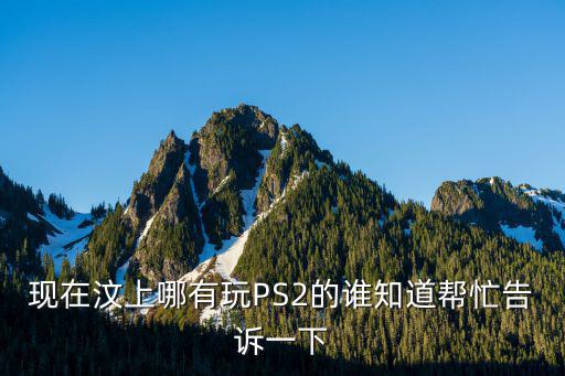 现在汶上哪有玩PS2的谁知道帮忙告诉一下