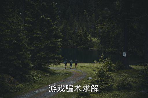 游戏骗术求解