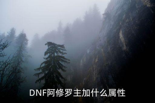 DNF阿修罗主加什么属性