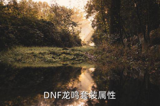 DNF龙鸣套装属性