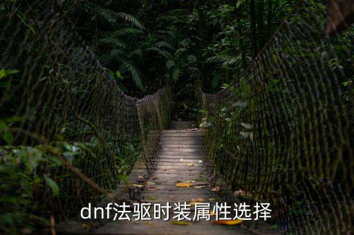 dnf法驱时装属性选择