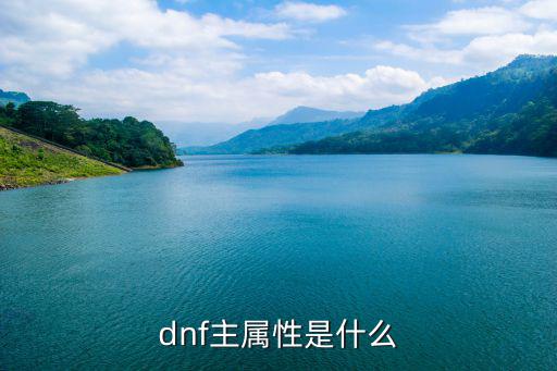 dnf主属性是什么