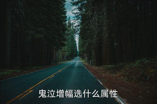 鬼泣增幅选什么属性