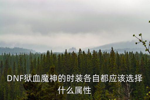 dnf浴血带什么属性，今年DNF新春套装 浴血该如何加属性