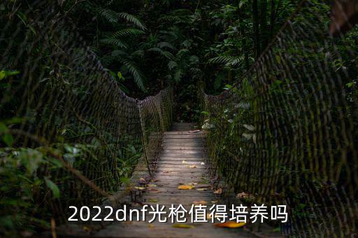 2022dnf光枪值得培养吗