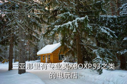 三亚那里有专业买XBOXPS3之类的电玩店